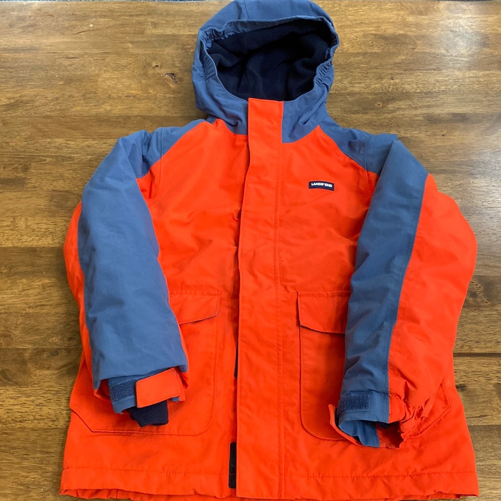 Boys Small (8) Lands End Squall Jacket CLEAN & EXCELLENT Condition